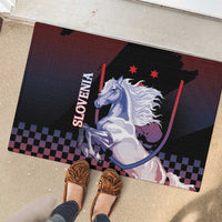 Slovenia Rubber Doormat The Lipizzaner Horse - Wonder Print Shop