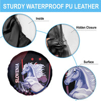 Slovenia Spare Tire Cover The Lipizzaner Horse - Wonder Print Shop