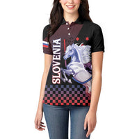 Personalized Slovenia Women Polo Shirt The Lipizzaner Horse - Wonder Print Shop
