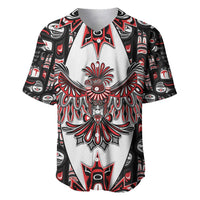 Canada Haida Baseball Jersey Thunderbird Northwest Coast Indigenous - Wonder Print Shop