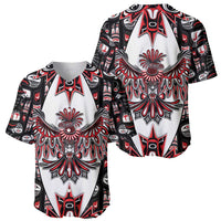Canada Haida Baseball Jersey Thunderbird Northwest Coast Indigenous - Wonder Print Shop