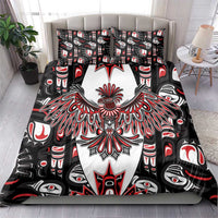 Canada Haida Bedding Set Thunderbird Northwest Coast Indigenous - Wonder Print Shop