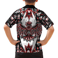 Canada Haida Family Matching Tank Maxi Dress and Hawaiian Shirt Thunderbird Northwest Coast Indigenous - Wonder Print Shop