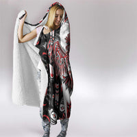 Canada Haida Hooded Blanket Thunderbird Northwest Coast Indigenous - Wonder Print Shop