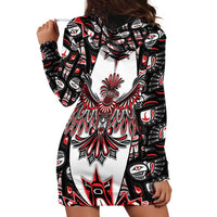 Canada Haida Hoodie Dress Thunderbird Northwest Coast Indigenous - Wonder Print Shop