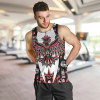 Canada Haida Men Tank Top Thunderbird Northwest Coast Indigenous - Wonder Print Shop