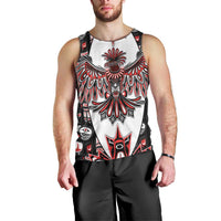 Canada Haida Men Tank Top Thunderbird Northwest Coast Indigenous - Wonder Print Shop
