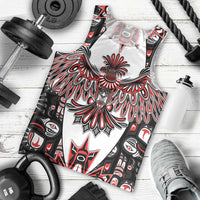 Canada Haida Men Tank Top Thunderbird Northwest Coast Indigenous - Wonder Print Shop
