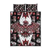 Canada Haida Quilt Bed Set Thunderbird Northwest Coast Indigenous - Wonder Print Shop