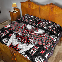 Canada Haida Quilt Bed Set Thunderbird Northwest Coast Indigenous - Wonder Print Shop