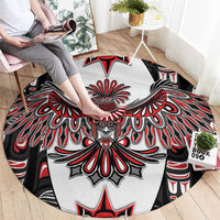 Canada Haida Round Carpet Thunderbird Northwest Coast Indigenous - Wonder Print Shop
