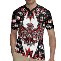 Canada Haida Rugby Jersey Thunderbird Northwest Coast Indigenous - Wonder Print Shop