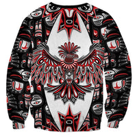 Canada Haida Sweatshirt Thunderbird Northwest Coast Indigenous - Wonder Print Shop