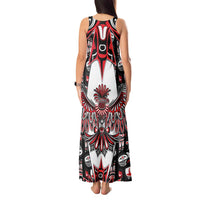 Canada Haida Tank Maxi Dress Thunderbird Northwest Coast Indigenous - Wonder Print Shop
