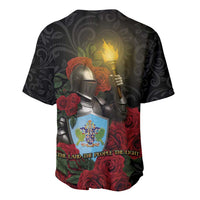 Saint Lucia Baseball Jersey Rose Iron Helmet - Wonder Print Shop