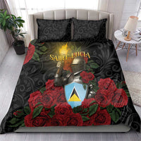 Saint Lucia Bedding Set Rose Iron Helmet - Wonder Print Shop