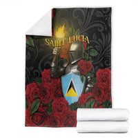 Saint Lucia Blanket Rose Iron Helmet - Wonder Print Shop
