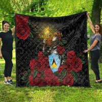Saint Lucia Quilt Rose Iron Helmet - Wonder Print Shop