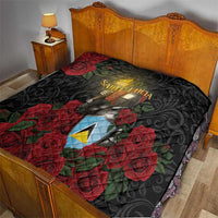 Saint Lucia Quilt Rose Iron Helmet - Wonder Print Shop