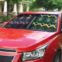 Brazil And Haiti Football Auto Sun Shade Mix Brazilian Haitian Roots