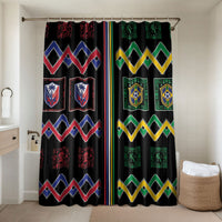 Brazil And Haiti Football Bathroom Set Mix Brazilian Haitian Roots