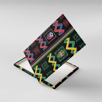Brazil And Haiti Football Canvas Wall Art Mix Brazilian Haitian Roots