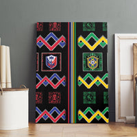 Brazil And Haiti Football Canvas Wall Art Mix Brazilian Haitian Roots