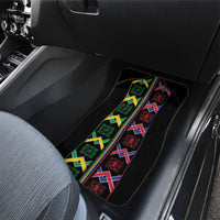 Brazil And Haiti Football Car Mats Mix Brazilian Haitian Roots