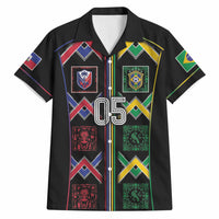 Custom Brazil And Haiti Football Hawaiian Shirt Mix Brazilian Haitian Roots