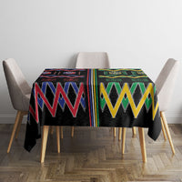 Brazil And Haiti Football Tablecloth Mix Brazilian Haitian Roots