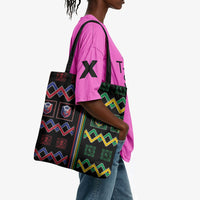 Brazil And Haiti Football Tote Bag Mix Brazilian Haitian Roots