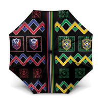 Brazil And Haiti Football Umbrella Mix Brazilian Haitian Roots