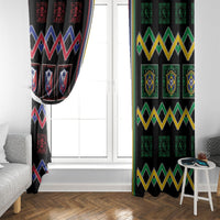Brazil And Haiti Football Window Curtain Mix Brazilian Haitian Roots