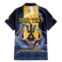 Personalized Barbados Family Matching Mermaid Dress and Hawaiian Shirt Pride And Industry - Wonder Print Shop