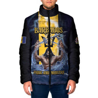 Personalized Barbados Padded Jacket Pride And Industry - Wonder Print Shop