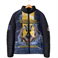 Personalized Barbados Padded Jacket Pride And Industry - Wonder Print Shop