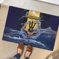 Barbados Rubber Doormat Pride And Industry - Wonder Print Shop