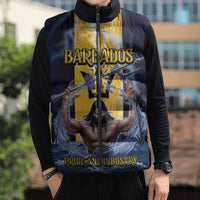 Personalized Barbados Sleeveless Puffer Jacket Pride And Industry - Wonder Print Shop