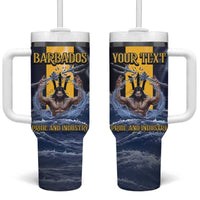 Personalized Barbados Tumbler With Handle Pride And Industry - Wonder Print Shop