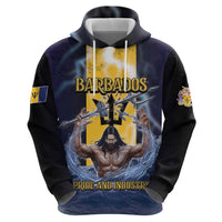 Personalized Barbados Zip Hoodie Pride And Industry - Wonder Print Shop