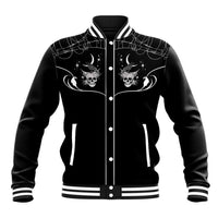 Skull Cowboy Baseball Jacket Western Yoke Style - Wonder Print Shop