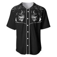 Skull Cowboy Baseball Jersey Western Yoke Style - Wonder Print Shop