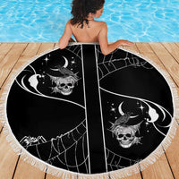 Skull Cowboy Beach Blanket Western Yoke Style - Wonder Print Shop