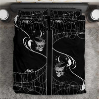 Skull Cowboy Bedding Set Western Yoke Style - Wonder Print Shop