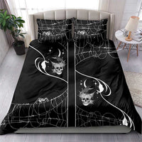 Skull Cowboy Bedding Set Western Yoke Style - Wonder Print Shop