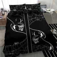 Skull Cowboy Bedding Set Western Yoke Style - Wonder Print Shop