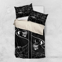 Skull Cowboy Bedding Set Western Yoke Style - Wonder Print Shop