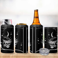 Skull Cowboy 4 in 1 Can Cooler Tumbler Western Yoke Style - Wonder Print Shop
