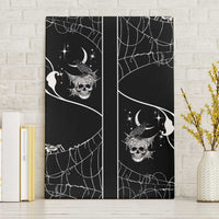Skull Cowboy Canvas Wall Art Western Yoke Style - Wonder Print Shop