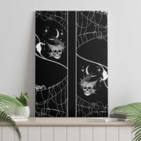 Skull Cowboy Canvas Wall Art Western Yoke Style - Wonder Print Shop